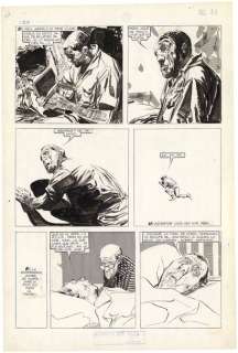 Alberto BRECCIA (191... - Lot 39 - Mort Cinder - Le pénitencier Martin Encre de Chine...