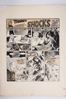 Lot 151 - Alan Moore Paul Neary 2000 AD Prog #251 Tharg’s Future-Shocks All Of Them Were Empty Story Page | Stanley Gibbons Baldwin’s