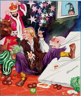 Embleton, Gerry - Originele tekening in kleur (gouache / aquarel) - Fairy Tales - Page volante - (1970) | Catawiki