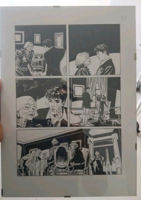 Dylan Dog TAVOLA ORIGINALE ,Il Giorno Della Famiglia #366 Tav13 | eBay Europe (Buy It Now)