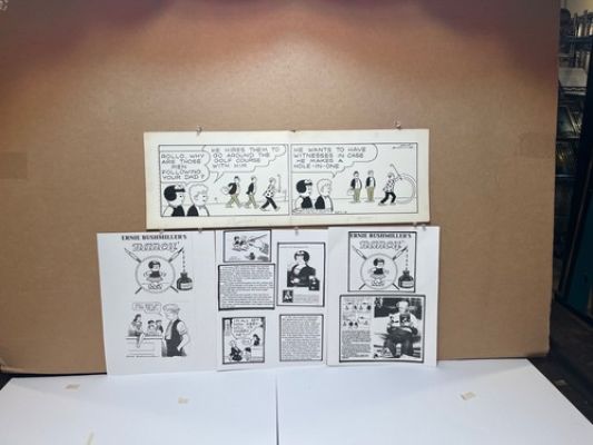 Original Ernie Bushmiller Weekly 1970: Nancy & Rolo watching Dad play Golf..... | eBay US (Buy It Now)