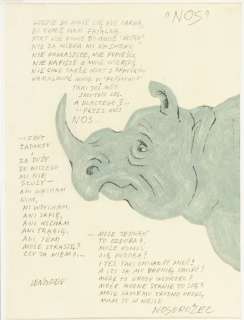 Zbigniew Lengren  "Nose", 1979   illustrationto the | Desa Unicum