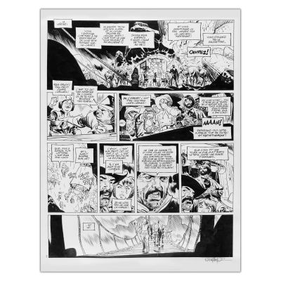 Ralph Meyer | Undertaker tome 2 - Planche originale | Achetez de l’Art