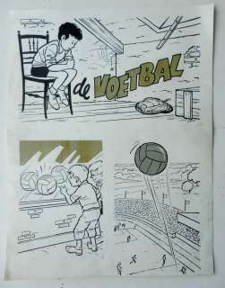Nys, Jef - Originele illustraties - De voetbal | Catawiki