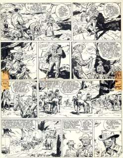 Giraud | Blueberry - L’aigle solitaire Encre de Chine pour la planche 32 | Millon