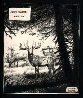 Kresse, Hans G. - Cover PumPum - De Jeugd van Eric - Page volante - Encre O.I. - (1953) | Catawiki