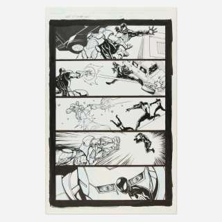 Gustavo Vazquez, What If? Spider-Man: Back In Black #1 Story Page 10 (Marvel Comics, 2008) | Landry Pop Auctions