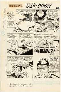 MAGNUS, ROBOT FIGHTER #9 THE ALIENS COMPLETE COMIC STORY ORIGINAL ART BY RUSS MANNING. | Hake’s