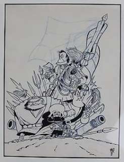  - Hanco Kolk - Originele cover - Gilles de Geus + kornuiten - Eppo - Ã  suivre # 41 - (1986) 