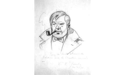 JACOBS. E.P. " Mortimer ". Dessin Ã  la mine de plomb sur papier représentant | Tessier Sarrou