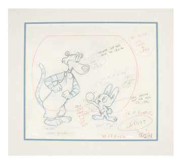 "CRUSADER RABBIT" PRE-PRODUCTION CONCEPT ART. | Hake’s