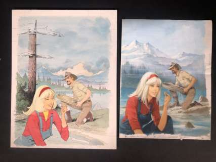 Sidobre, Jean (1924-1988) Alice... | SIDOBRE, Jean (1924-1988) Alice au Canada, Illustration... | Oger-Blanchet