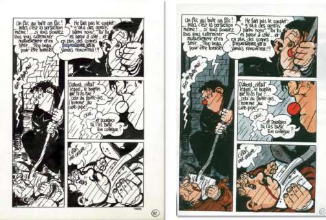 Tardi, Jacques | UNE GUEULE DE BOIS EN PLOMB Encre de chine pour la planche | Coutau Bégarie