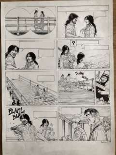 Pavlovic, Boro  - 2 Originele pagina’s (p.52+ p.53) - El Nino 5 - De Paria van Celebes - (2010) | Catawiki