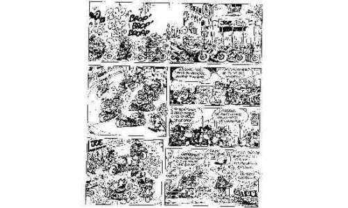 FANE Â«Joë Bar TeamÂ». Deux planches Ã  l’encre de Chine noire pour une histoire | Tessier Sarrou