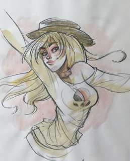 Barbucci, Alessandro - Illustration originale en couleur - Personnage féminin (2019) | Catawiki