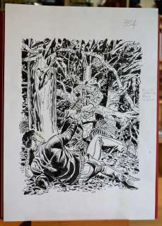 Mister No #354 - R. Diso - original cover "Sangue in Paradiso" - Page volante - (2004) | Catawiki