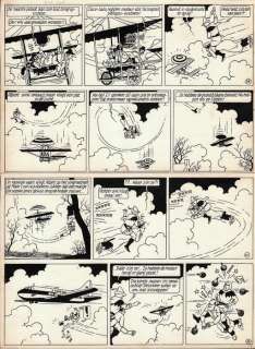 Tijl Uilenspiegel - Bob de Moor - Originele pagina - stroken 29,30,31 en 32 - O.I. encre sur papier Ã  dessin solide - (1954) | Catawiki