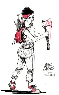 Marco Carrillo | Nita Hawes 6.3x9.8 inch Sketch by Marco Carrillo | Raremarq (Buy It Now)