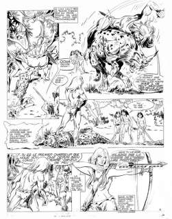 Rahan - tavola originale per "Pif" - Page volante | Catawiki