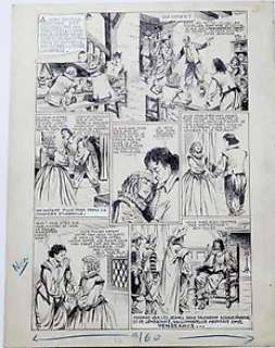 Giffey, René - Planche originale - Le capitaine Fracasse (1976) | Catawiki