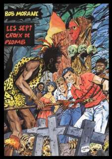 Bob Morane - Dessin original - Les sept croix de plomb - (2009) | Catawiki