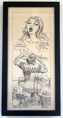 François Boucq | Illustration originale pour Nice matin | 2DGalleries