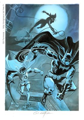 Gil Formosa, Tim Sale (Concept) | Batman, Robin, Catwoman | 2DGalleries