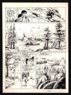 Bob Morane - Planche originale (p.23) - Le réveil di Mamantu - (1986) | Catawiki