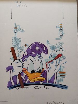 Olivier Fiquet | Couverture originale mickey parade 161 / olivier fiquet | 2DGalleries