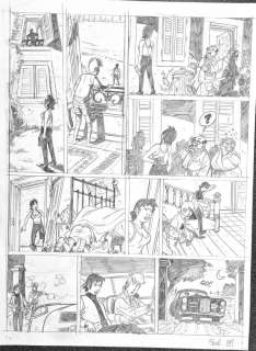 Van Linthout , Georges - Planche originale au crayon (29) - Brian Bones " Facel Vega" | Galerie des bulles