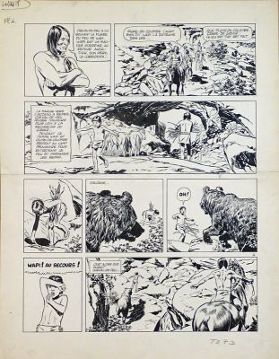 Paul Cuvelier | Wapi Et Cheval-De-Feu pl.4 | 2DGalleries