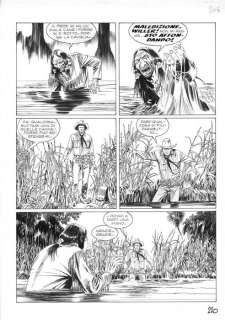 Tex Albo speciale 22 - Tavola originale "Seminoles" - Page volante - (2008) | Catawiki