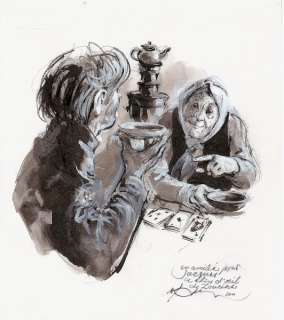 Follet | Les Zingari, illustration au lavis et Ã  la gouach… | Banque Dessinée