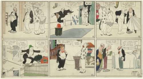 183: McManus 1/2 Bringing Up Father original comic art | Russ Cochran