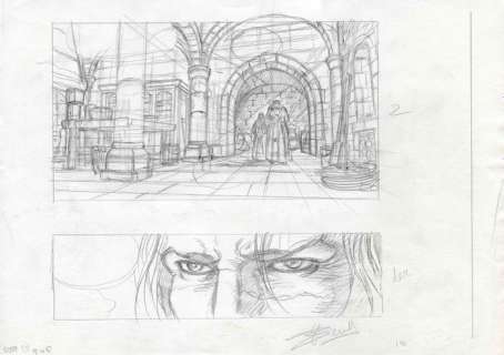 Swolfs, Yves - Originele schetsen - Legende - (2008) | Catawiki