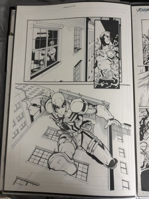 Anti-Venom Half Splash Original Interior Comic art | eBay US (Buy It Now)