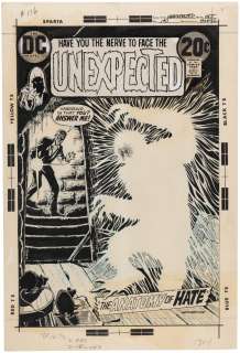 THE UNEXPECTED #140 COMIC BOOK COVER ORIGINAL ART BY NICK CARDY. | Hake’s