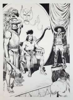 Tex - Illustr. origin. "Il Principe Tulac" - Page volante - (1995) | Catawiki