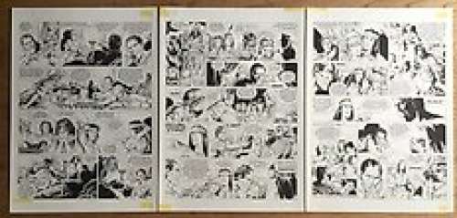 Mitton, Jean-Yves - 3 Original pages (p.10 + 11 + 12)  - Vae Victis!  - Garak, le voleur de torques