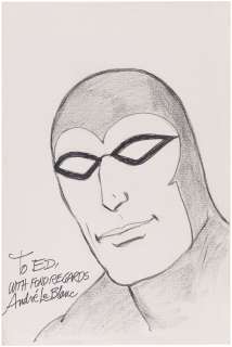 THE PHANTOM ORIGINAL ART LOT OF FIVE LARGE HEAD SKETCHES BY FAMOUS ARTISTS. | Hake’s