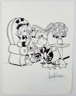 Lara Molinari - Originale di Copertina "L’Enigmistica di Paperone" - Page volante - EO | Catawiki