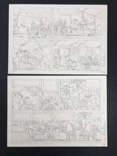 Donald Duck - 2x tav. origin. "Happy New Fear" - Page volante - (2013) | Catawiki