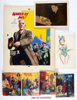 Sexton Blake Library/Hated by All! Original cover artwork (1954) by… | Comic Book Auctions ltd