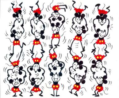 Mickey Mouse inspired by Keith Haring Art - Large Painting - 70 x 50 cm - Tony Fernandez - Art original | Catawiki