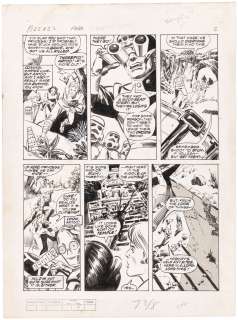 PIZZAZZ #5 COMIC MAGAZINE STAR WARS PAGE ORIGINAL ART BY HOWARD CHAYKIN. | Hake’s