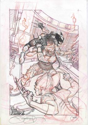 Simone Bianchi | WOLVERINE 8 (LEGACY 400) preliminary painted | Simone Bianchi