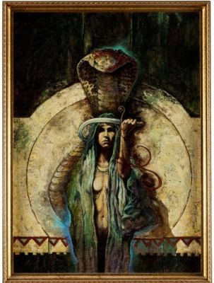 Kent Williams "Dawn of the Serpent" Original Painted Framed Published Art 1983 | eBay US