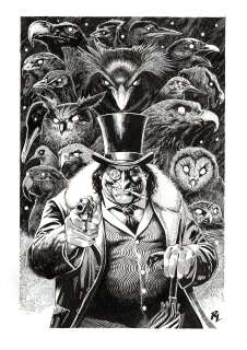 Riccardo Latina - Penguin Batman Villains Collection Illustration
