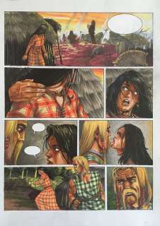 Luca Tarlazzi - Tavola originale "Axu" - Page volante | Catawiki